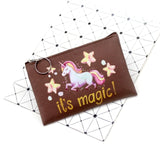 Unicorn  Female kids children pouch