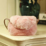 Rabbit Bowknot Mini Messenger Bag